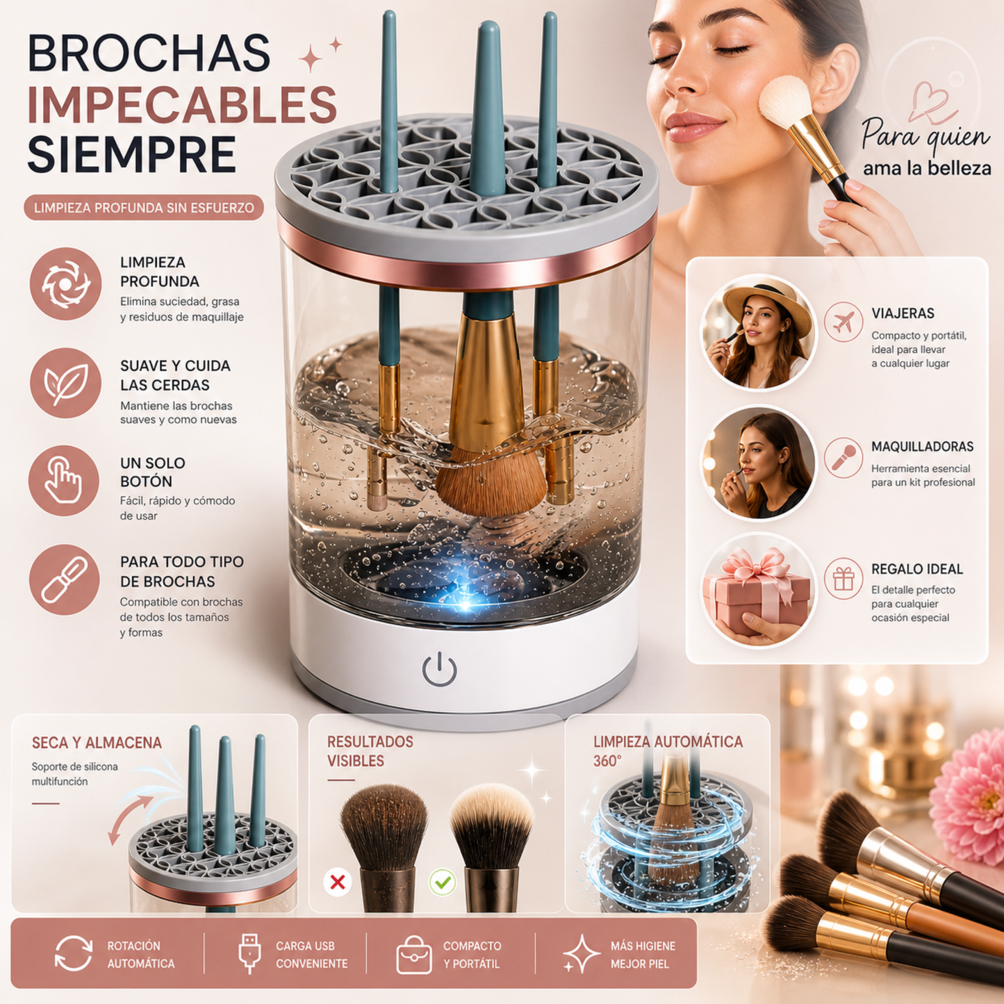 Purificador de brochas